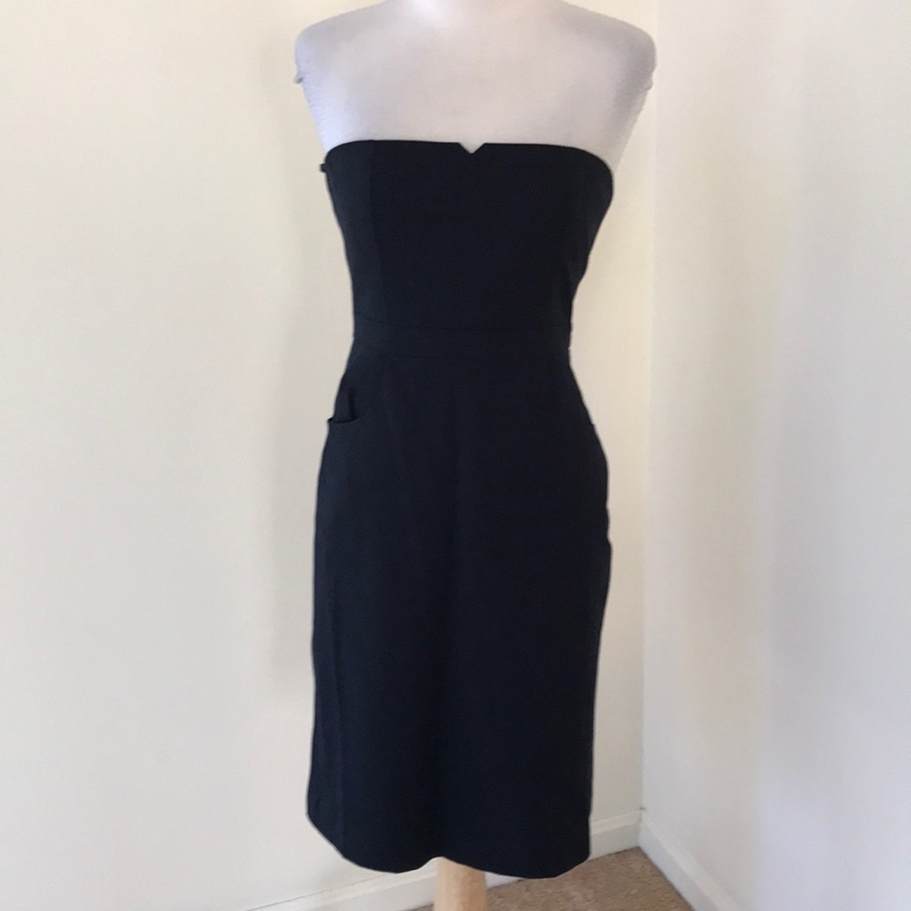 New! Emerson fry SZ 0,black strapless dress.